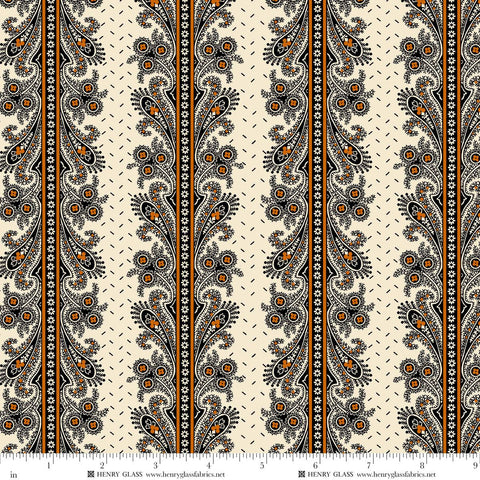 Henry Glass & Co. Mr. Moon 2614 93 Multi Intricate Stripe By The Yard
