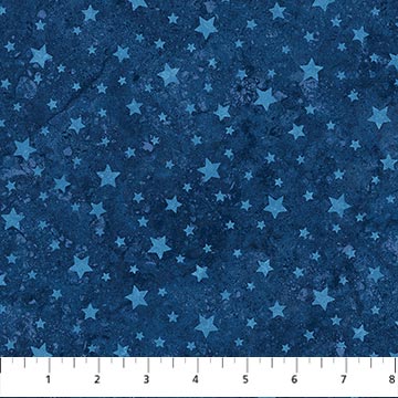 Northcott Stars & Stripes 12 – 27017 49 Tonale Sterne, Marineblau, Meterware