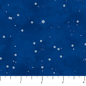 Northcott 'Twas The Night Before Christmas 27026 48 Snowy Sky Indigo By The Yard