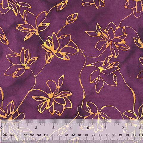 Anthology Batik - Plum Fizz 2745Q X Lotus Purple By The Yard