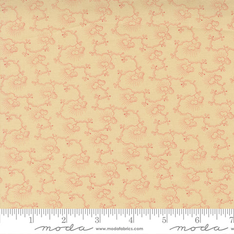 Moda Wild Orchid 2772 21 Petal Vanilla Bean Tropical Vine By The Yard