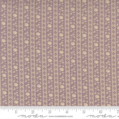 Moda Wild Orchid 2775 26 Moth Floral Stripe By The Yard
