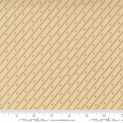 Moda Wild Orchid 2777 11 Earth Vanilla Bean Bias Stripe By The Yard