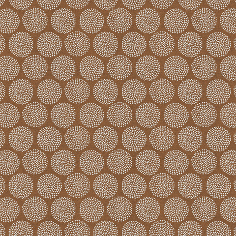 Northcott Modern Elements 28171 38 Rust Big Circles By The Yard