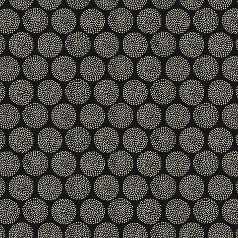 Northcott Modern Elements 28171 99 Black Big Circles By The Yard