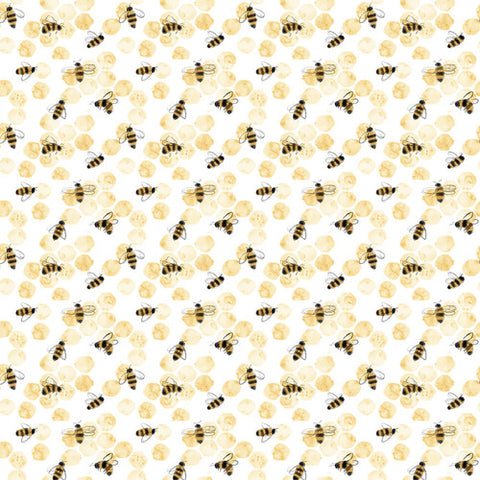 Blank Quilting Royal Jelly 2849 41 Ivory Bees By The Yard