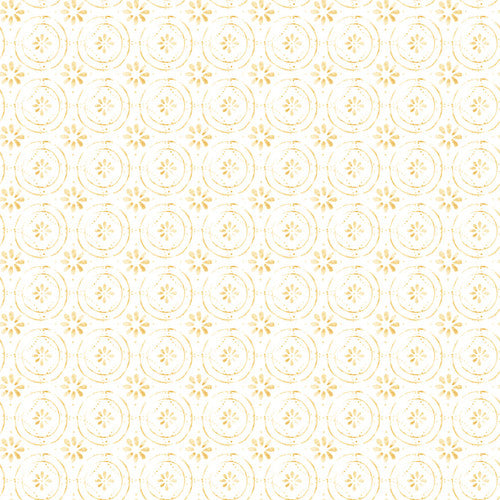 Blank Quilting Royal Jelly 2854 41 Ivory Set Floral Circles By The Yard