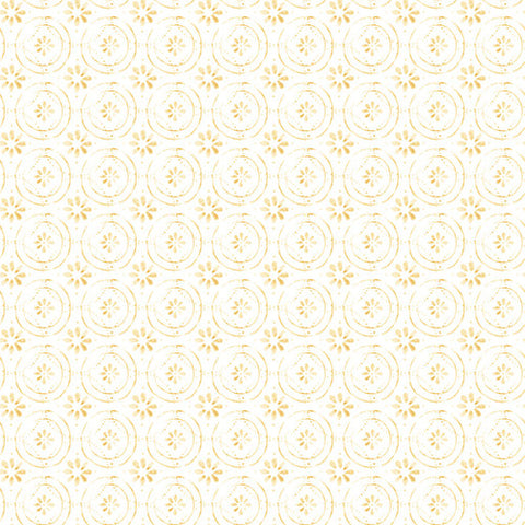 Blank Quilting Royal Jelly 2854 41 Ivory Set Floral Circles By The Yard