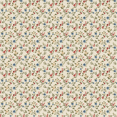 Northcott Farmhouse Sampler 28604 11 Cream Multi Floral Trail Toss By The Yard