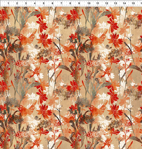 In The Beginning Reflection Of Autumn II 28RA 1 Butterfly By The Yard