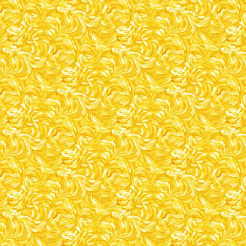 Northcott Starry Night 29264 52 Yellow Brushstroke By The Yard