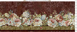 In The Beginning Carpet Bag Romance 2CBR 2 Red Border By The Yard