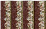 In The Beginning Carpet Bag Romance 2CBR 2 Red Border By The Yard