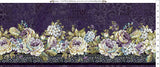 In The Beginning Carpet Bag Romance 2CBR 3 Purple Border By The Yard
