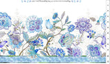 In The Beginning Daydreams 2DD 2 Periwinkle Border Stripe By The Yard