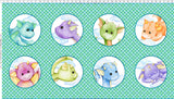 In The Beginning Dragon Friends 2DF 1 Multi Circle 23" PANEL By The PANEL (Not Strictly By The Yard)