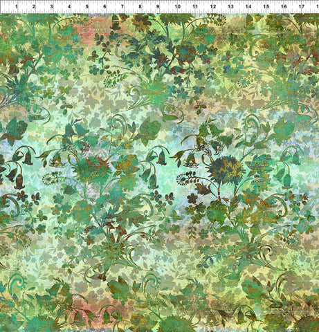 In The Beginning Evanescence 2EV 3 Green Bouquet By The Yard