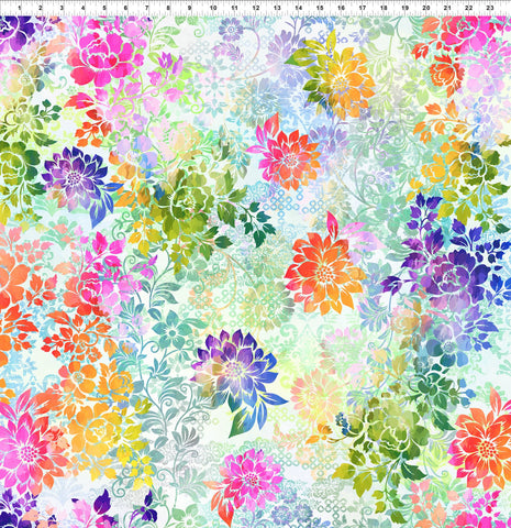 In The Beginning Felicity 2FEL 1 Multi Floral By The Yard