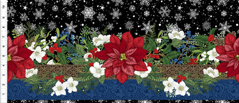 Wine Red silver glitter snowflakes Christmas Fabric Cotton – Dana Du Design