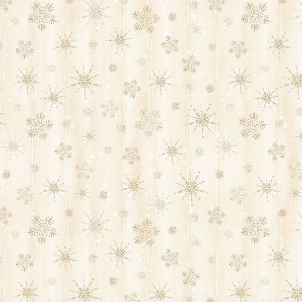 Wilmington Prints Cardinal Celebration 3072 37759 220 Cream Snowflakes By The Yard