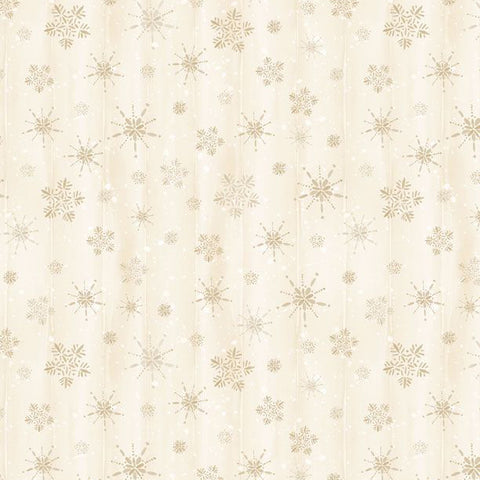 Wilmington Prints Cardinal Celebration 3072 37759 220 Cream Snowflakes By The Yard