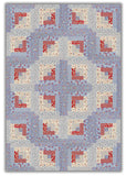 Moda Pre-cut 12 Block Log Cabin Quilt Kit - 30's Playtime 2025