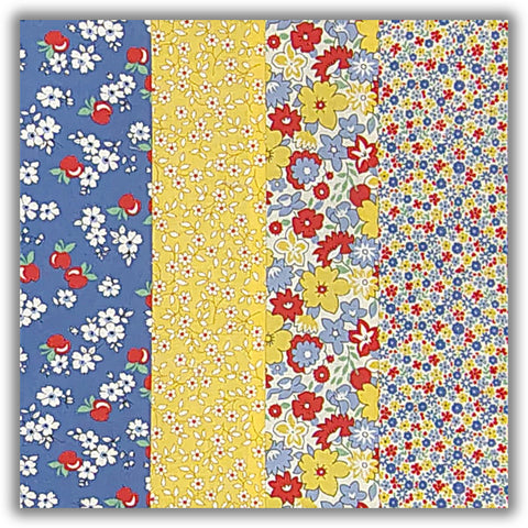 Moda Pre-cut 24 Block Rail Fence Quilt Kit - 30's Playtime 2025- Yellow