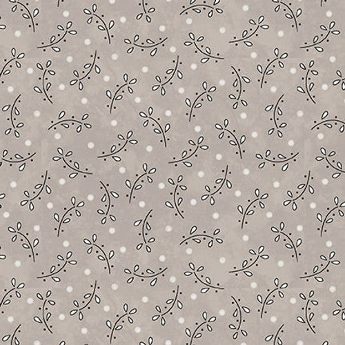 Henry Glass & Co. Butterflies And Blooms 3147 34 Taupe Lazy Daisy Toss By The Yard