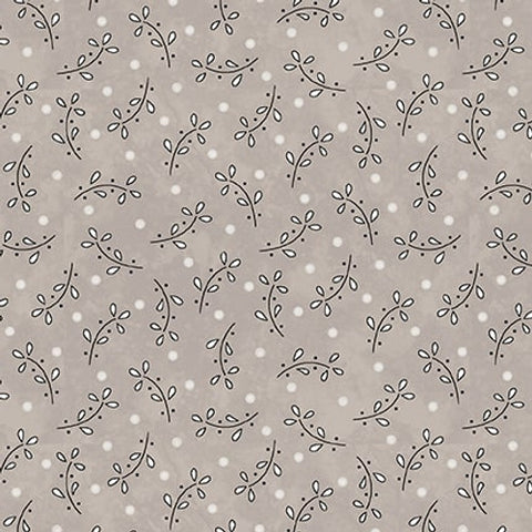 Henry Glass & Co. Butterflies And Blooms 3147 34 Taupe Lazy Daisy Toss By The Yard