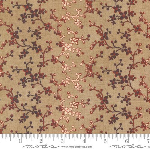 Moda - Lydia's Lace 31682 12 Toast Crimson By The Yard