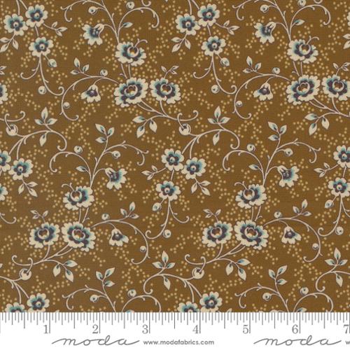 Moda - Lydia's Lace 31683 18 Cocoa By The Yard