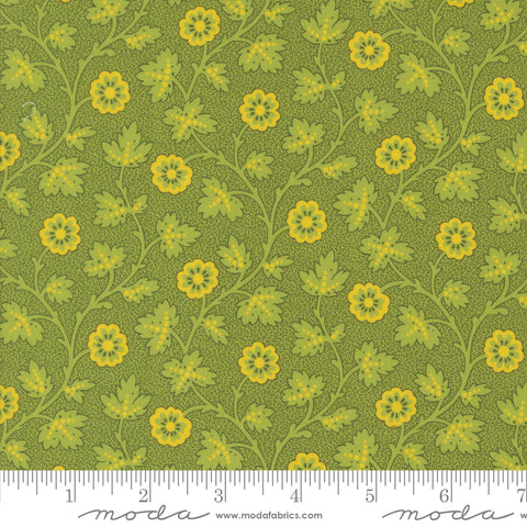 Moda Sally's Stitches 31711 15 New Leaf Trailing Moss By The Yard