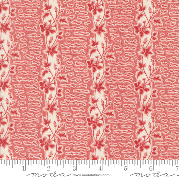 Moda Sally's Stitches 31712 12 Sweet Pink Floral Stripes By The Yard