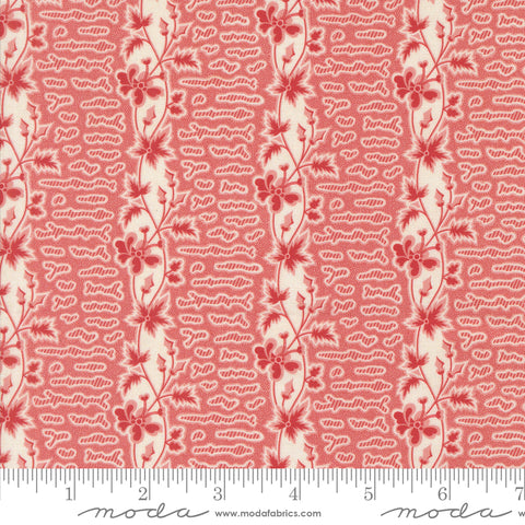 Moda Sally's Stitches 31712 12 Sweet Pink Floral Stripes By The Yard