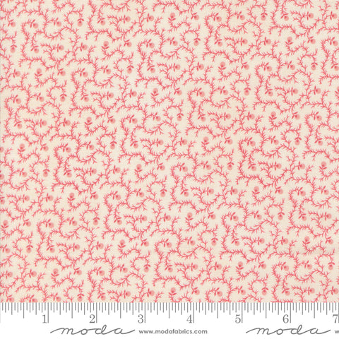 Moda Sally's Stitches 31715 12 Sweet Pink Twigberry Vines By The Yard