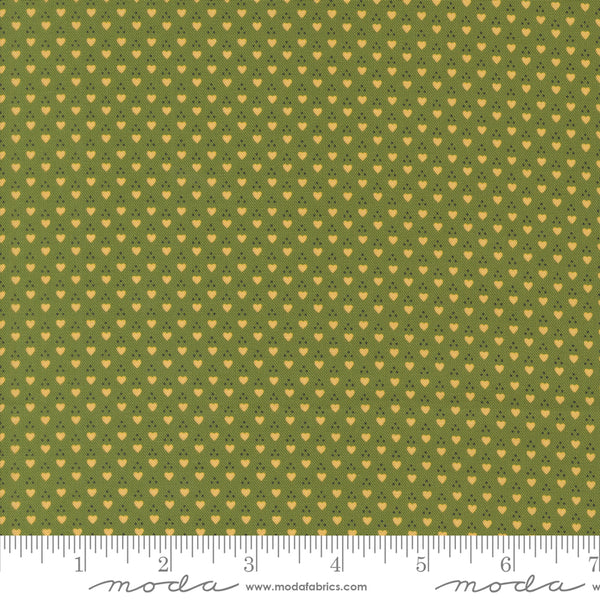 Moda Sally's Stitches 31717 12 New Leaf Sweetheart Dots By The Yard