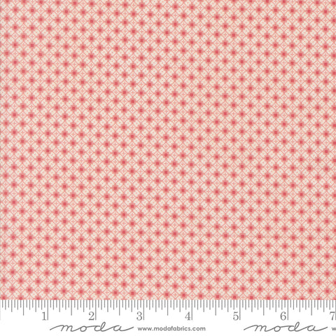 Moda Sally's Stitches 31719 16 Sweet Pink Crisscross By The Yard