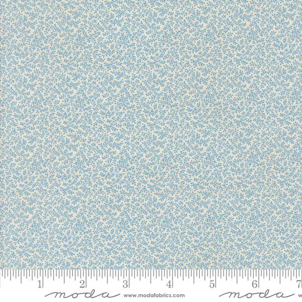 Moda Sally's Stitches 31720 18 Blue Sky Wandering Vine By The Yard