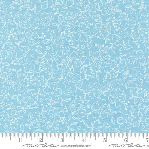 Moda - Dainty Meadow 31743 22 Sky By The Yard