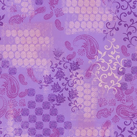 Blank Quilting Petra 3274 50 Tonal Patchwork Lilac By The Yard
