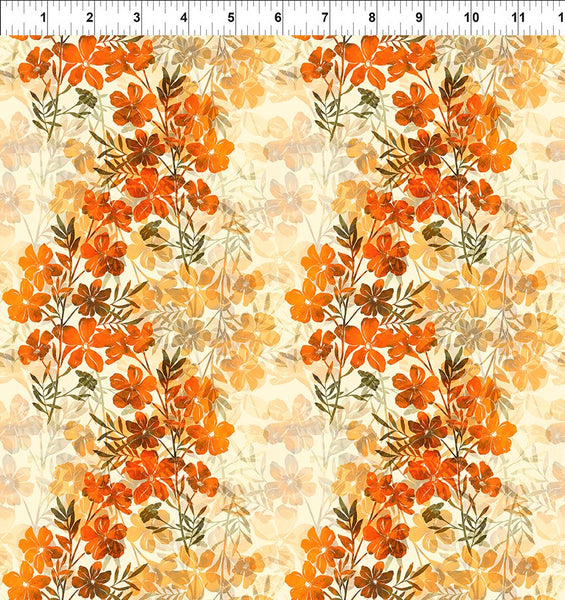 In The Beginning Reflection Of Autumn II 32RA 1 Shadow Flowers 2.125 YARDS