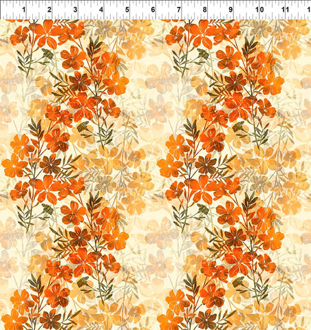 In The Beginning Reflection Of Autumn II 32RA 1 Shadow Flowers 2.125 YARDS