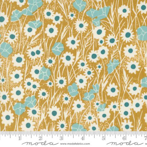 Moda - Field Of Flowers 3312 13 Goldenrod By The Yard