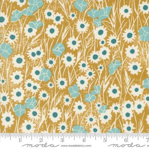 Moda - Field Of Flowers 3312 13 Goldenrod By The Yard