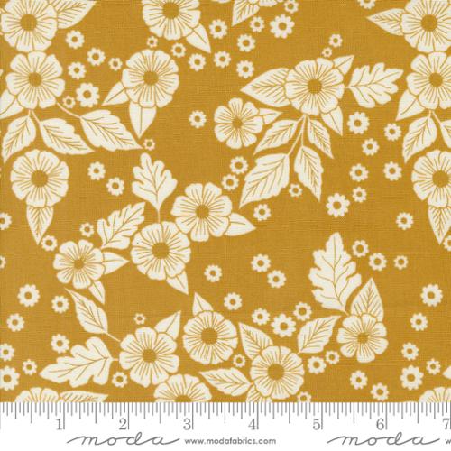 Moda - Field Of Flowers 3313 13 Goldenrod By The Yard