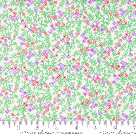 Moda 30s Playtime 33633 21 Eggshell Pastel Blooming Blossoms 2 YARDS