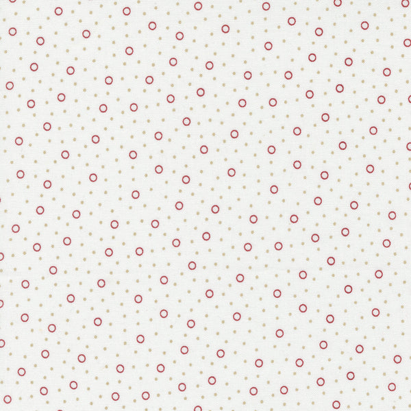 Moda Mix It Up 33708 21 Off White Red Dottie Dots By The Yard