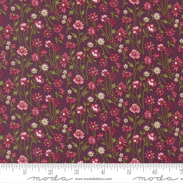 Moda Chelsea Garden 33856 17 Plum Small Posy By The Yard