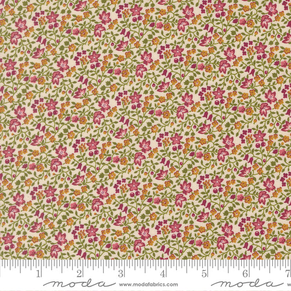 Moda Chelsea Garden 33857 11 Porcelain Ambling Vine By The Yard