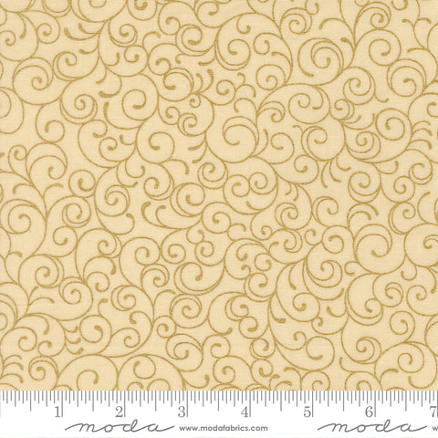Moda  Merry Manor 33865 11M Cream Swirls By The Yard